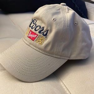 Coors banquet velcro strap hat